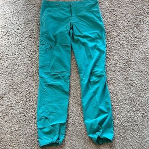 Patagonia Women's Venga Rock Pant, Size 6, Teal, Organic Cotton